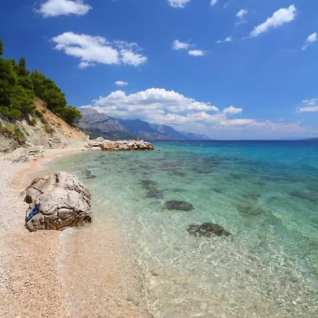 Apartment Studio In With Terrace, Air Conditioning, Wifi 4492-2 Podgora